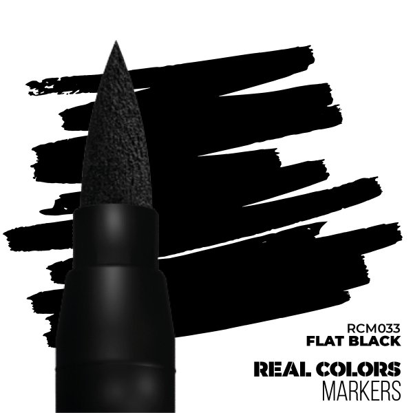 AK Interactive RCM033 FLAT BLACK – RC MARKER