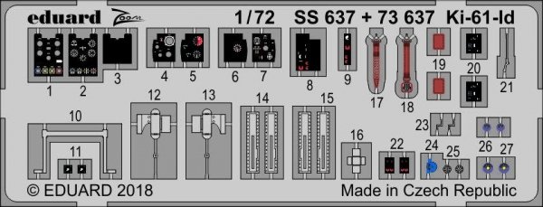 Eduard SS637 Ki-61-Id TAMIYA 1/72