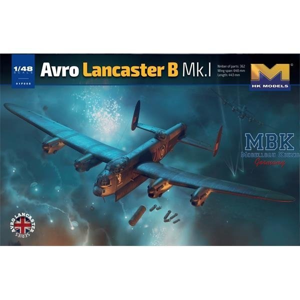 HK Models 01F005  Avro Lancaster B Mk.I  1/48