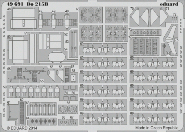 Eduard 49691 Do 215B S. A. ICM 1/48