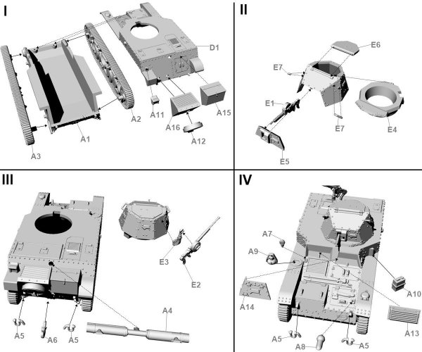 First To Fight PL096 Renault R39 z armatą 37mm SA38 1/72