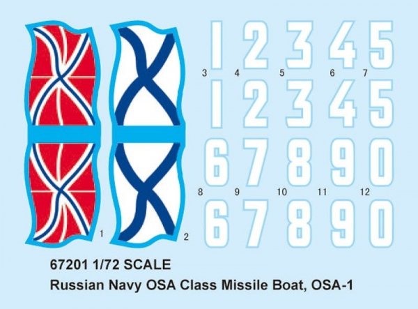 I Love Kit 67201 Russian OSA Class Missile Boat OSA1 1/72