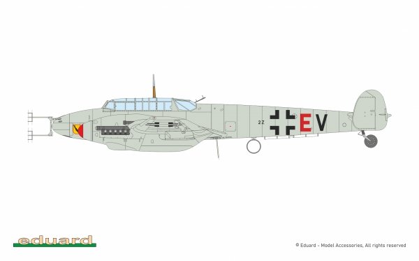 Eduard 7084 Bf 110F ProfiPack Edition 1/72
