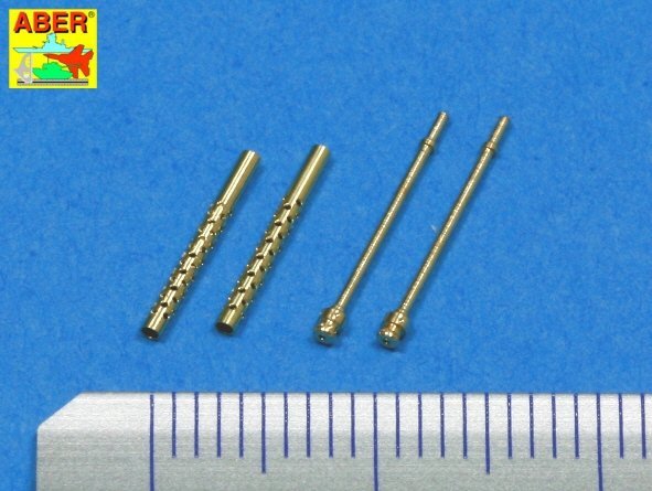 Aber A48 012 Set of 2 barrels for Japanese 7,7 mm Type 97 aircraft machine guns (1:48)