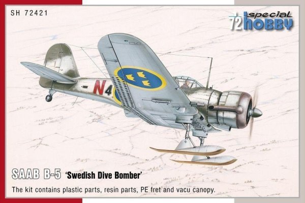 Special Hobby 72421 SAAB B-5 ‘Swedish Dive Bomber’ 1/72