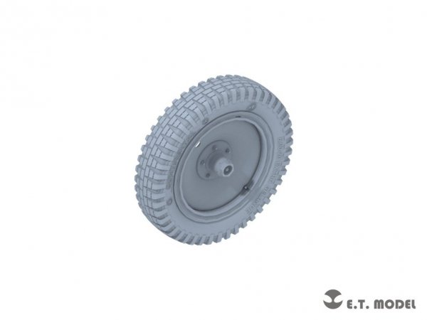 E.T. Model P35-124 WWII German Sd.kfz.250/Sd.kfz.10 Sagged Front Wheels for Dragon Kit 1/35