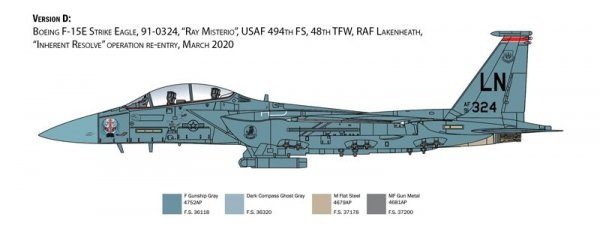 Italeri 2803 F-15E Strike Eagle 1/48