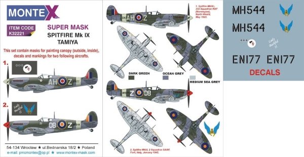 Montex K32221 SPITFIRE MK IX 1/32