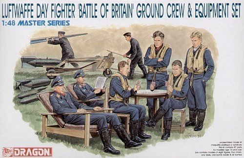 Dragon 5532 Luftwaffe Ground crew + Equipment (1:48)