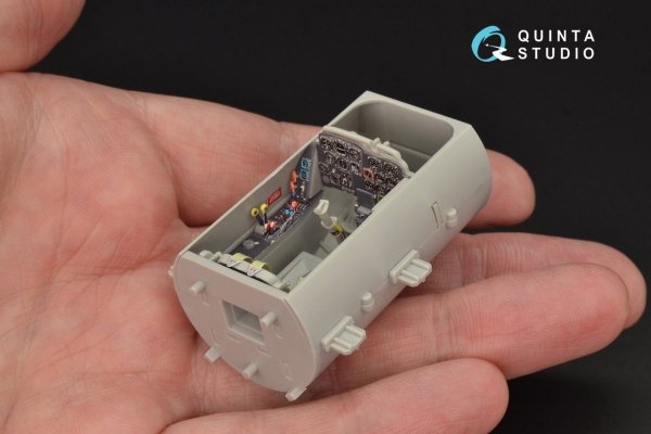 Quinta Studio QD32059 Me-262A 3D-Printed &amp; coloured Interior on decal paper (for Trumpeter kit) 1/32