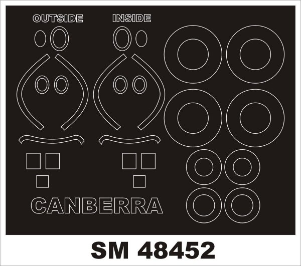 Montex SM48452 CANBERRA AIRFIX 1/48