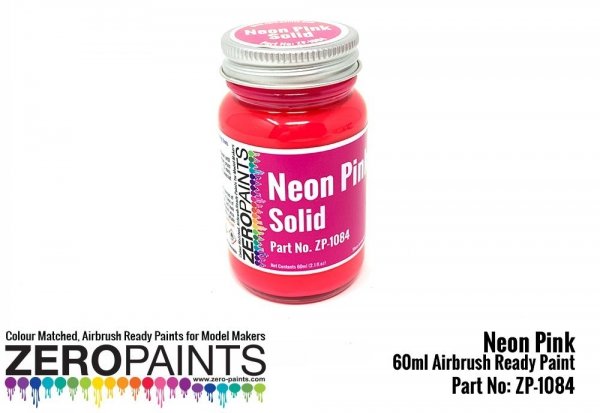 Zero Paints ZP-1084 Neon Pink Paint - Solid 60ml