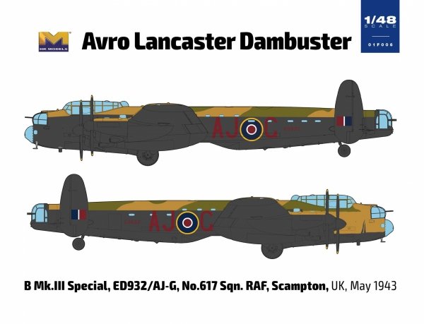 HK Models 01F006 Avro Lancaster &quot;Dambuster&quot;  1/48