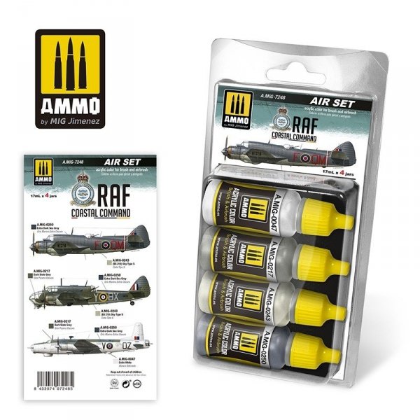 AMMO of Mig Jimenez 7248 RAF Coastal Command SET 4x17ml