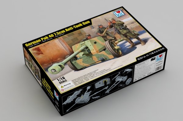 I Love Kit 61608 German Pak 40 7.5cm Anti-Tank Gun 1/16