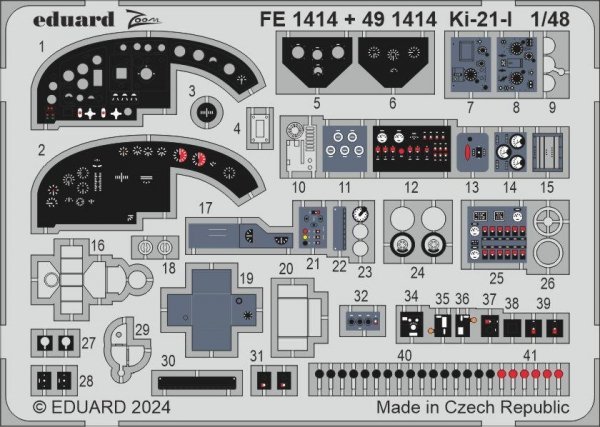 Eduard 491414 Ki-21-I ICM 1/48