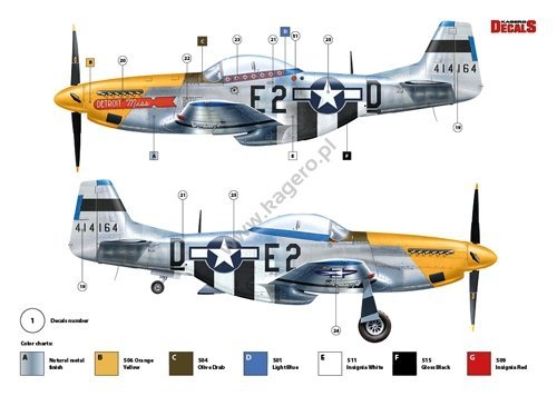 Kagero KD48004 P-51 D/K Mustang part 1 1/48