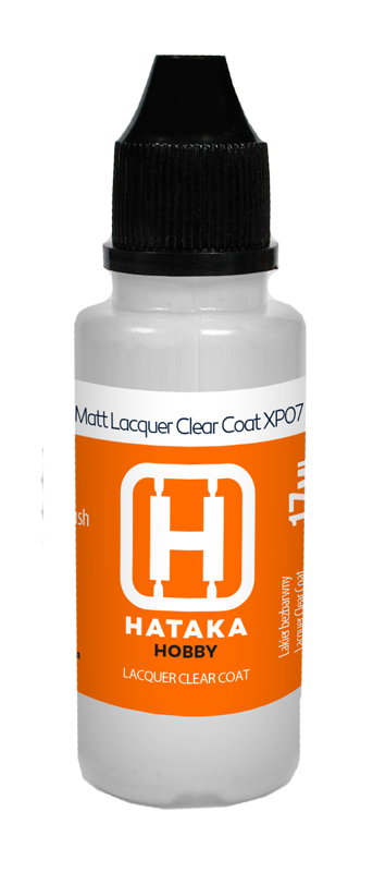 Hataka HTK-XP07- Matt Lacquer Clear Coat 17ML