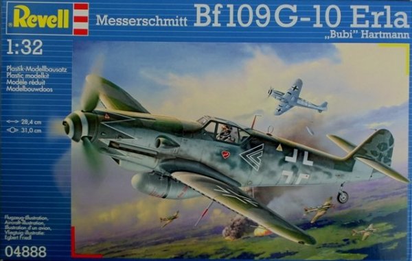 Revell 04888 Messerschmitt Bf109 G-10 Erla Bubi Hartmann (1:32)