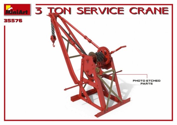 MiniArt 35576 3 TON SERVICE CRANE 1/35