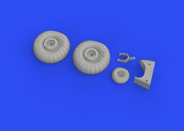 Eduard 648608 Do 17Z wheels for EDUARD/ICM 1/48