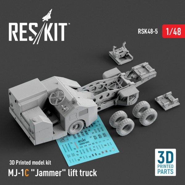 RESKIT RSK48-0005 MJ-1C "Jammer" lift truck  (3D Printed model kit) (1/48)