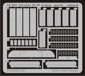 Eduard 35995 Stryker slat armour 1/35 Trumpeter