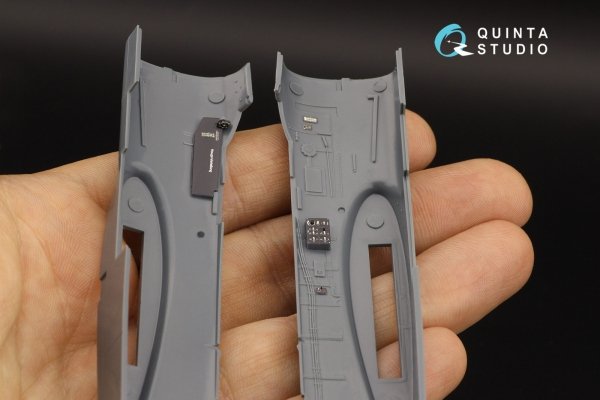 Quinta Studio QD48301 Bf 110E/F 3D-Printed &amp; coloured Interior on decal paper (Eduard) 1/48