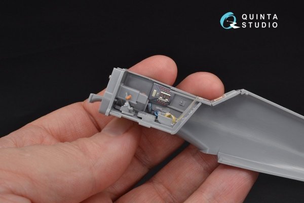 Quinta Studio QD48104 Bf 109G-6 3D-Printed &amp; coloured Interior on decal paper (for Zvezda kit) 1/48