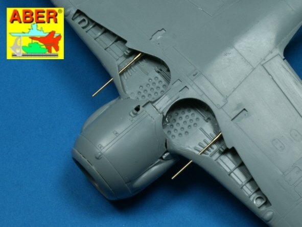 Aber A48 007 Set of 4 barrels for German aircraft 20mm machine guns MG 151/20 (1:48)