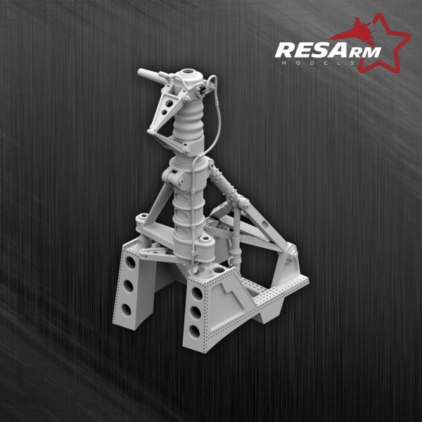 RESARM 48-07010 Junkers JU-88 ICM - landing gear(for ICM kit) (3D resin printing) 1/48