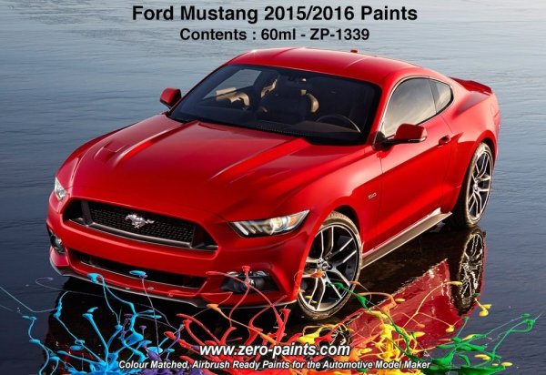 Zero Paints ZP-1339 2015 Ford Mustang Paints 60ml