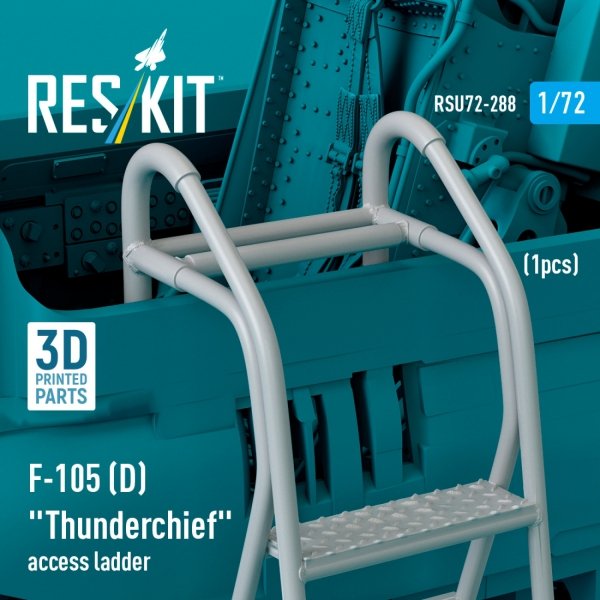 RESKIT RSU72-0288 F-105D &quot;Thunderchief&quot; access ladder (1 pcs) (3D Printed) 1/72