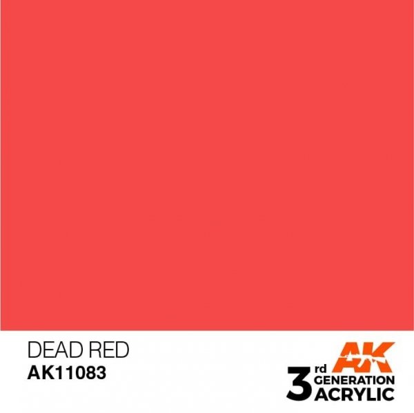 AK Interactive AK11083 DEAD RED – STANDARD 17ml