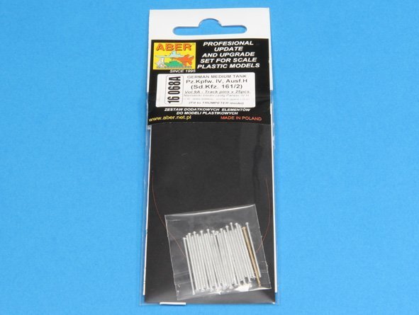 Aber 16068A Panzer IV track link pins x 25 pcs. (1:16)