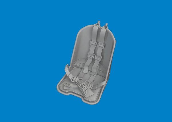 Eduard 6481038 Fw 190A seat w/ integral belts PRINT EDUARD 1/48