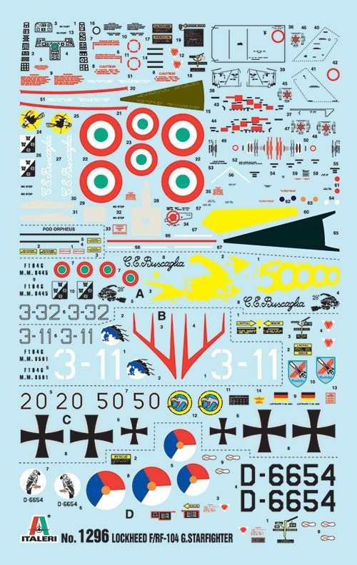 Italeri 1296 F-104 G &quot;RECCE&quot; (1:72)