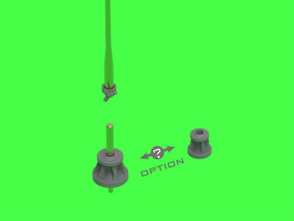 Master GM-35-044 German WWII 1,4m rod antenna (for Fu 7 radio set) (1pc) 1/35