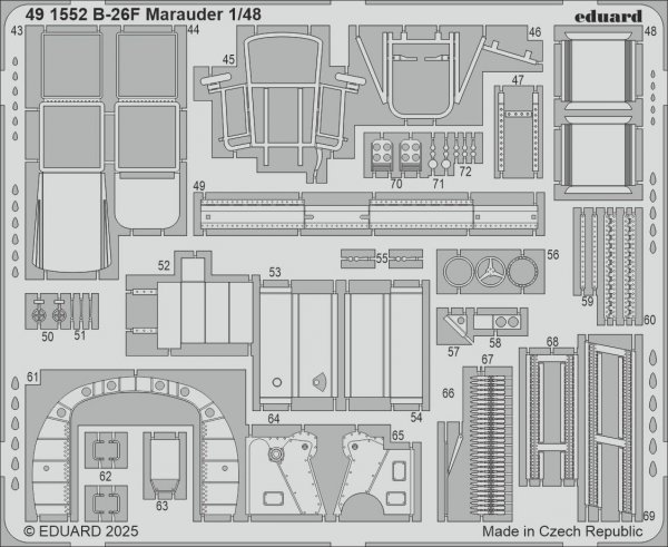 Eduard 491552 B-26F Marauder ICM 1/48