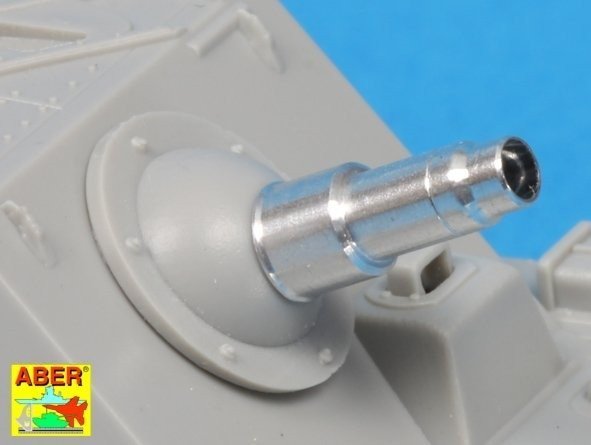 Aber 72L-43 Lufa 15cm StuH 43 do działa pancernrgo Stu.Pz. IV BRUMBAR – wczesna wersja / German 15cm StuH 43 Barrel for Stu.Pz. IV BRUMBAR – Early version 1/72