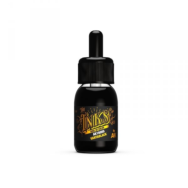 AK Interactive AK16005 VANTABLACK – INK 30ml