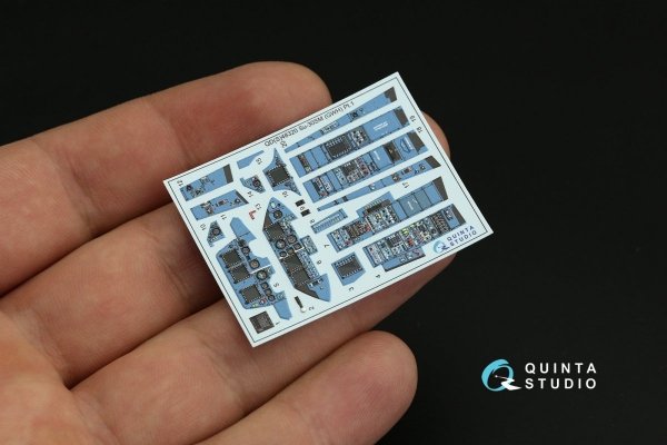 Quinta Studio QDS-48320 Su-30SM 3D-Printed &amp; coloured Interior on decal paper (GWH) (Small version) 1/48