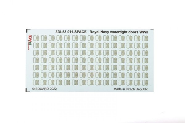 Eduard 3DL53011 Royal Navy watertight doors WWII SPACE 1/350