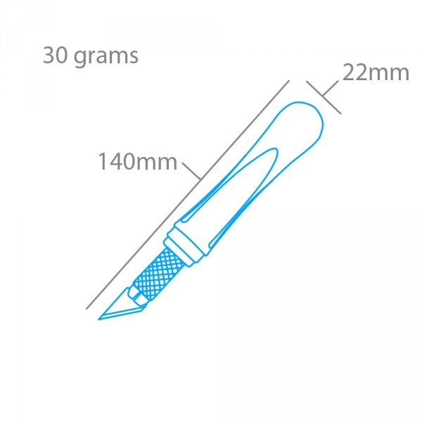 Modelcraft PKN3305 Plastic Handled Craft Knife #5 (115mm)