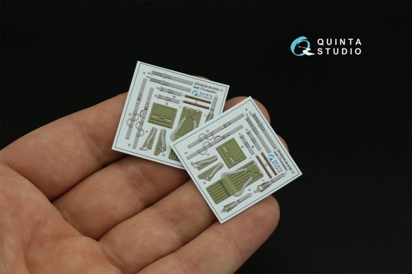 Quinta Studio QD48383 Mi-17 3D-Printed &amp; coloured Interior on decal paper (Trumpeter) 1/48