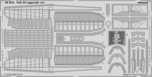 Eduard 48853 Yak-1b upgrade set 1/48 EDUARD