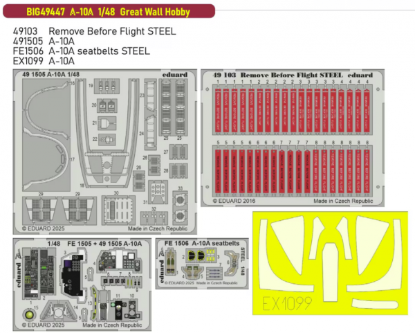 Eduard BIG49447 A-10A GREAT WALL HOBBY 1/48