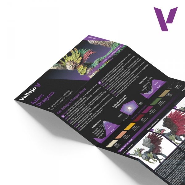 Vallejo 72195 Aztec Dragons - Game Color Set - Fantasy Color Series 8x18ml