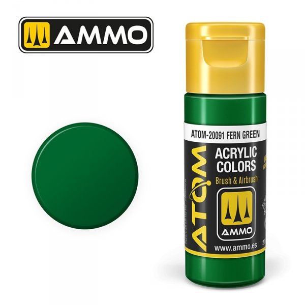 AMMO of Mig Jimenez 20091 ATOM COLOR Fern Green 20ml