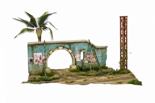 RT-Diorama 35298 Diorama-Base: Vietnam road 1/35